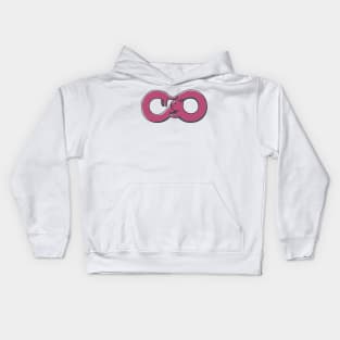 Infinite Cat by Tobe Fonseca Kids Hoodie